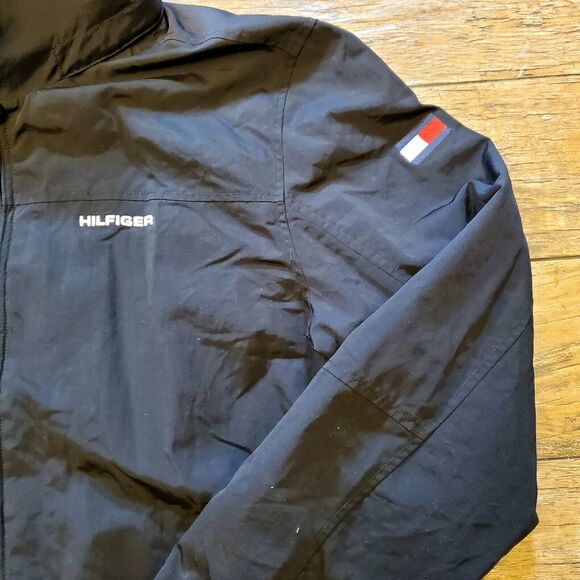 Tommy Hilfiger Men's Performance Hooded Jacket Size Large Black - Picture 5 of 12